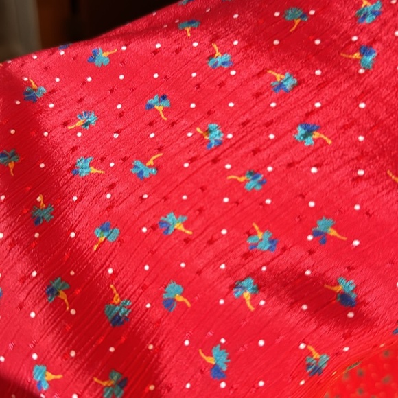 Vintage!  Items California Floral Belted Dress Size 14/M-L - Picture 9 of 14